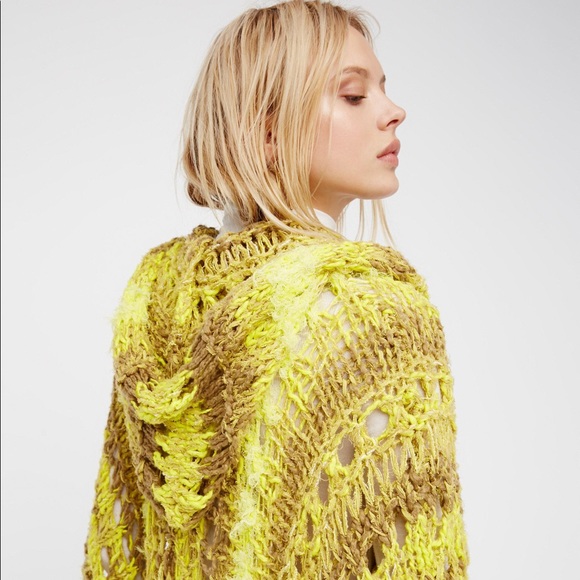 || FREE PEOPLE || crochet WILDFLOWER cardigan - Picture 4 of 5